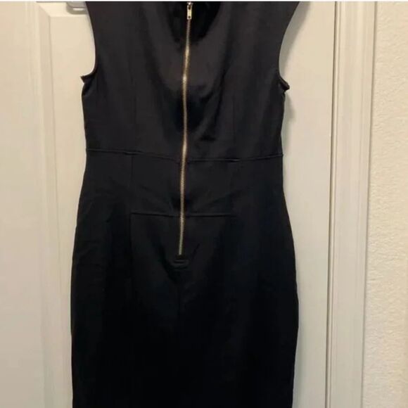 Jennifer Lopez Black Sheath Dress - Size 10 - EUC - Picture 5 of 9